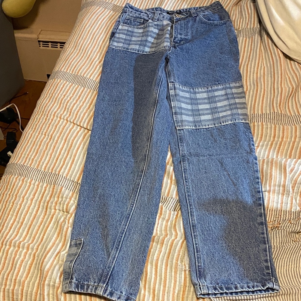 Nasty Gal Blue High Rise Women Jeans